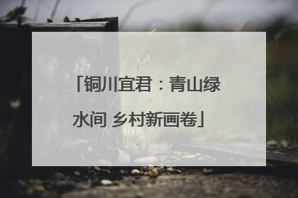 铜川宜君：青山绿水间 乡村新画卷