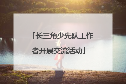 长三角少先队工作者开展交流活动