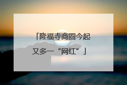 隆福寺商圈今起又多一“网红”