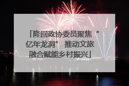 隆回政协委员聚焦“亿年龙洞” 推动文旅融合赋能乡村振兴