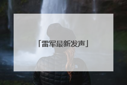 雷军最新发声
