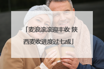 麦浪滚滚迎丰收 陕西麦收进度过七成