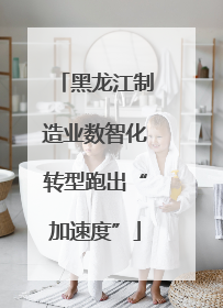 黑龙江制造业数智化转型跑出“加速度”