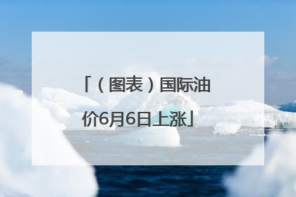 （图表）国际油价6月6日上涨