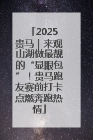 2025贵马｜来观山湖做最靓的“显眼包”！贵马跑友赛前打卡点燃奔跑热情
