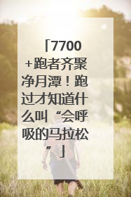7700+跑者齐聚净月潭！跑过才知道什么叫“会呼吸的马拉松”